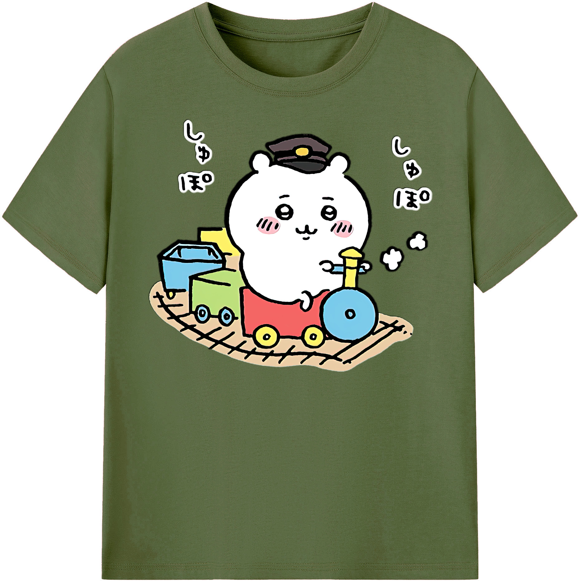 （画像用） ちいかわ ちいかわ Chii-kawa chiikawa 綿100％半袖Tシャツ（フロントプリント）